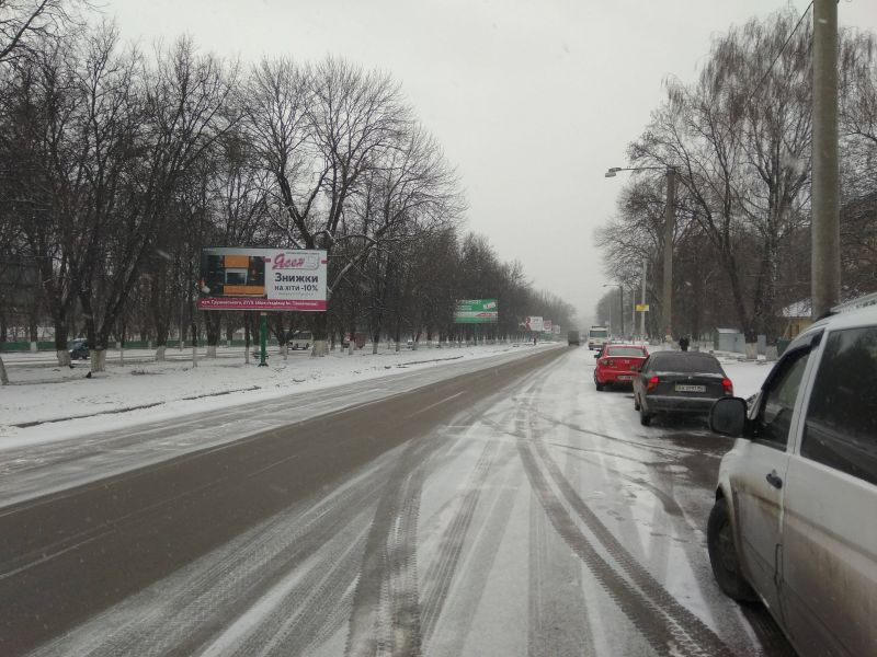 Билборд Каменец-Подольский,  пр. Грушевського - вул. Пушкінська (на Чернівці)