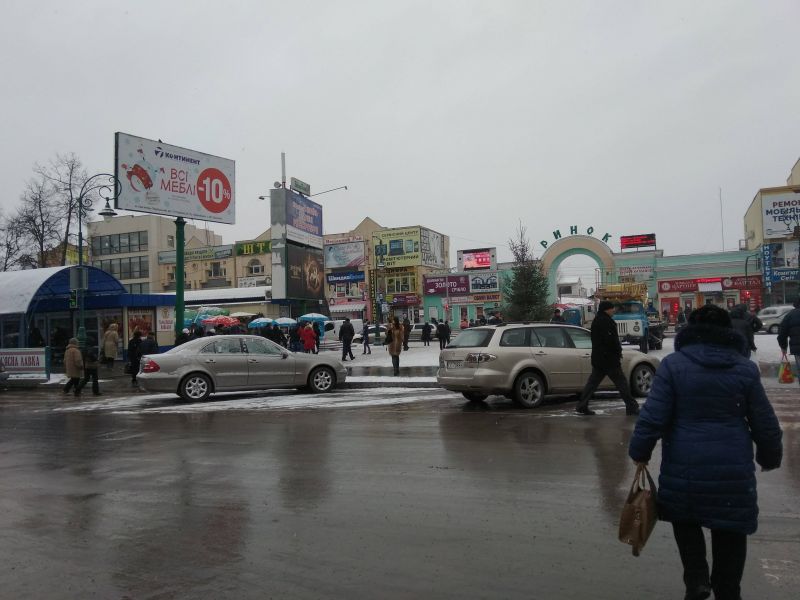 Билборд Каменец-Подольский,  пр. Грушевського (перед входом в Центральний ринок) (в центр)
