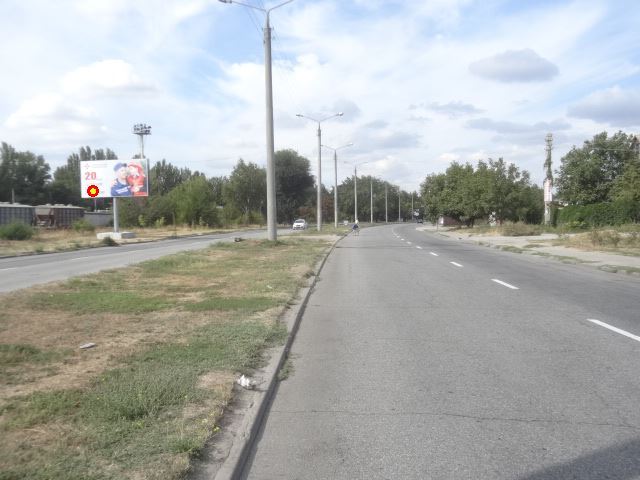Билборд Запорожье,  вул.Тиражна, напрямок на м.Дніпро, ст.Б