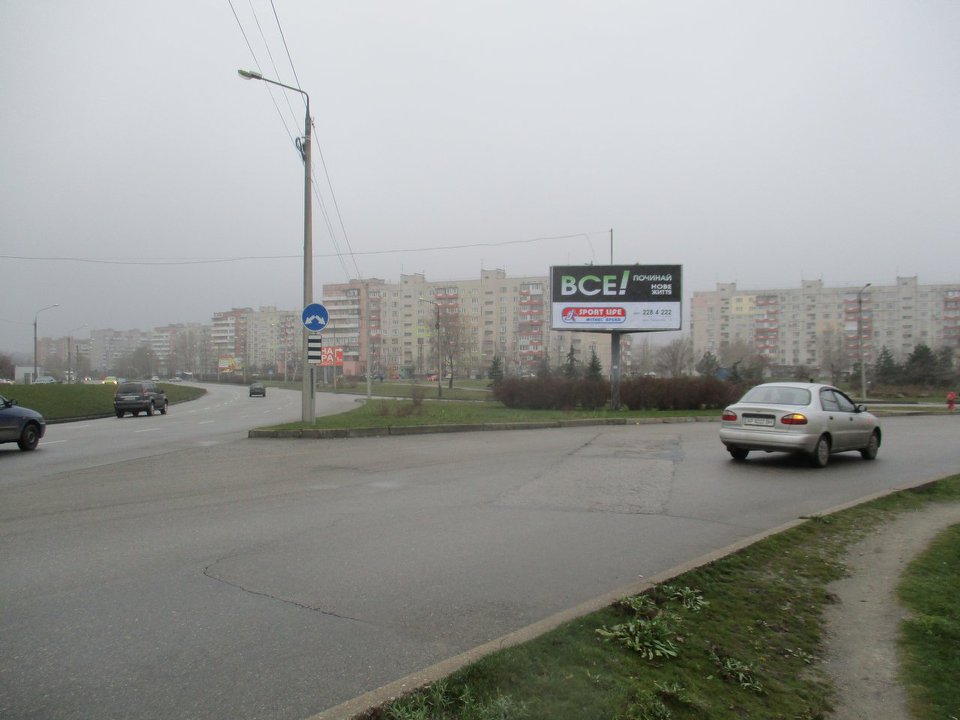 Билборд Запорожье,  вул.Автозаводьска – вул.40 років Перемоги, рух з міста
