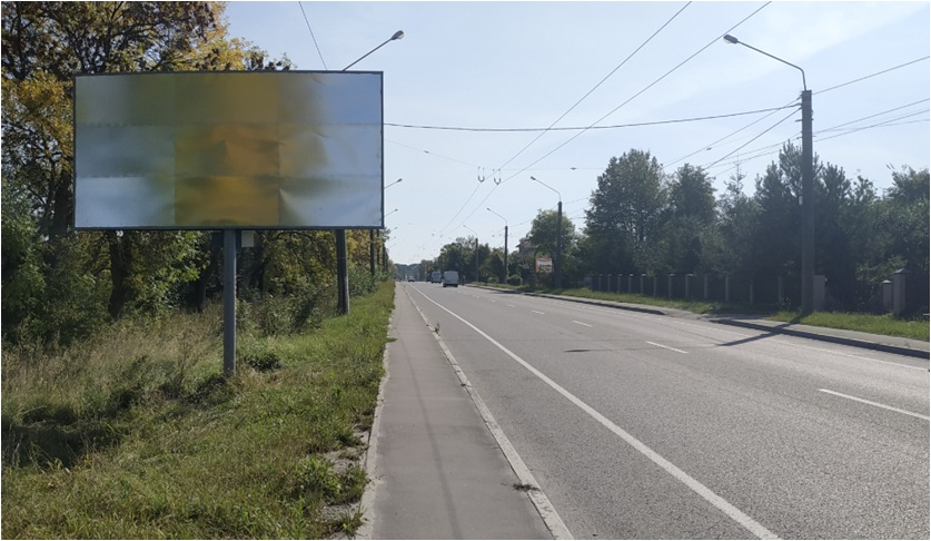 Билборд Пасеки-Зубрицкие,  виїзд зі Львова в сторону Давидова, Зелена вул.