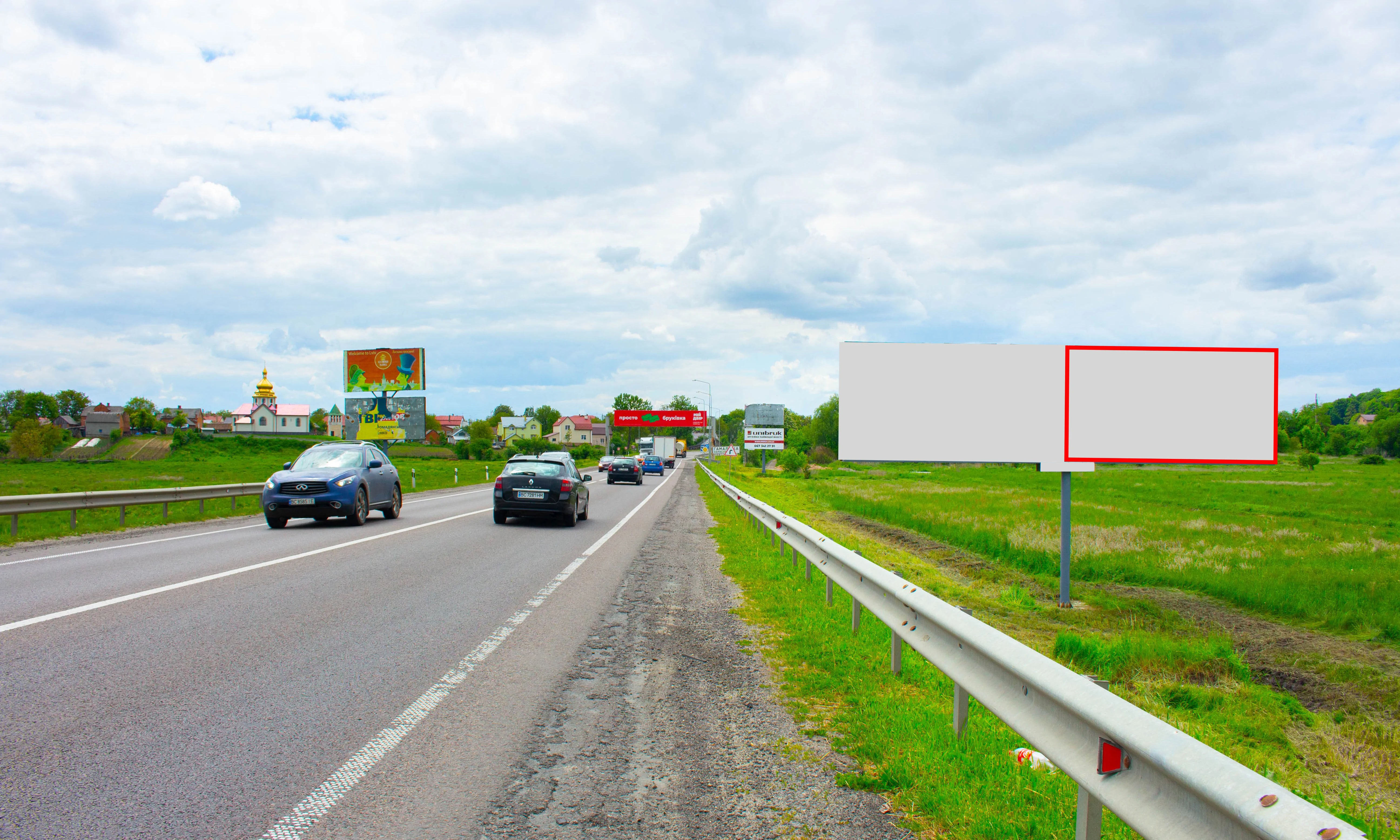 Billboard Lviv route,  M-06 Kiiv-Cop