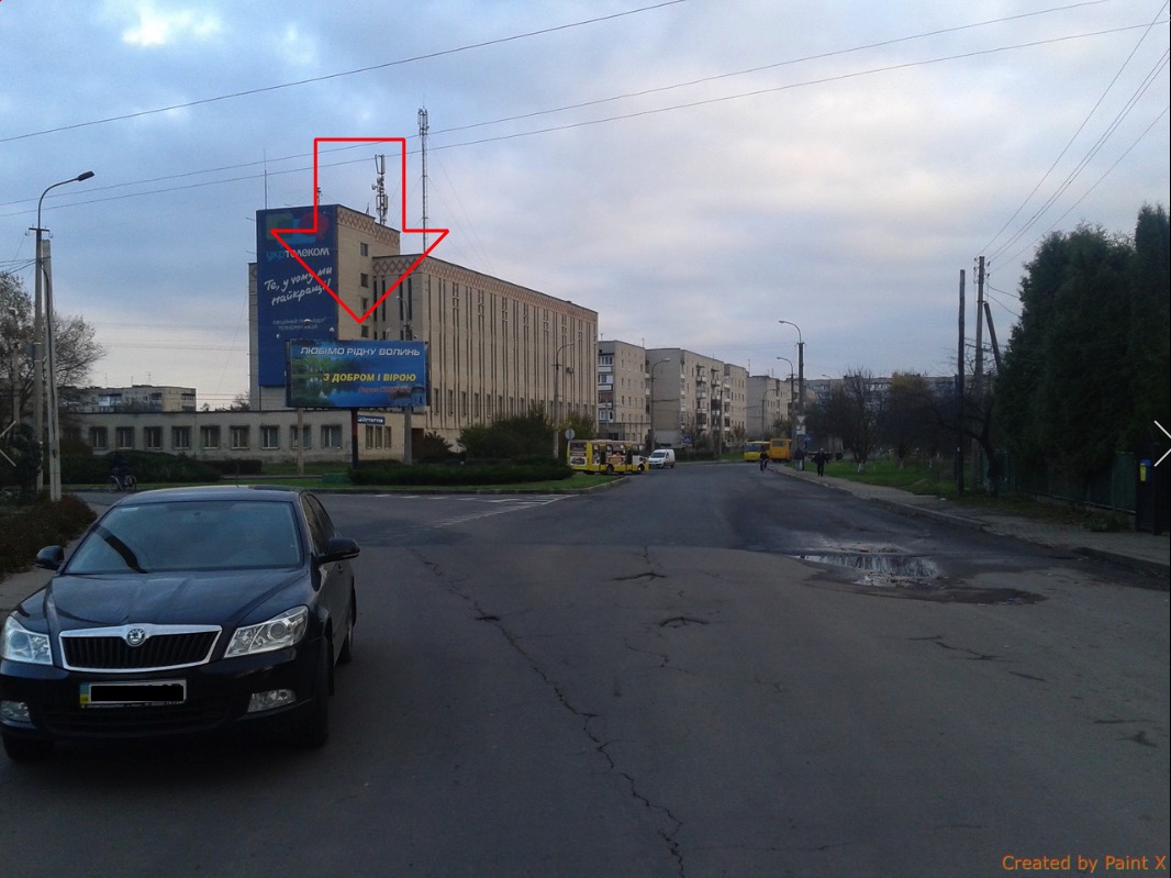 Билборд Луцк,  вул.Ярослава Мудрого (колишня Станіславського) (перетин вул.Гнідавська, Підшипниковий завод, район ДПЗ)