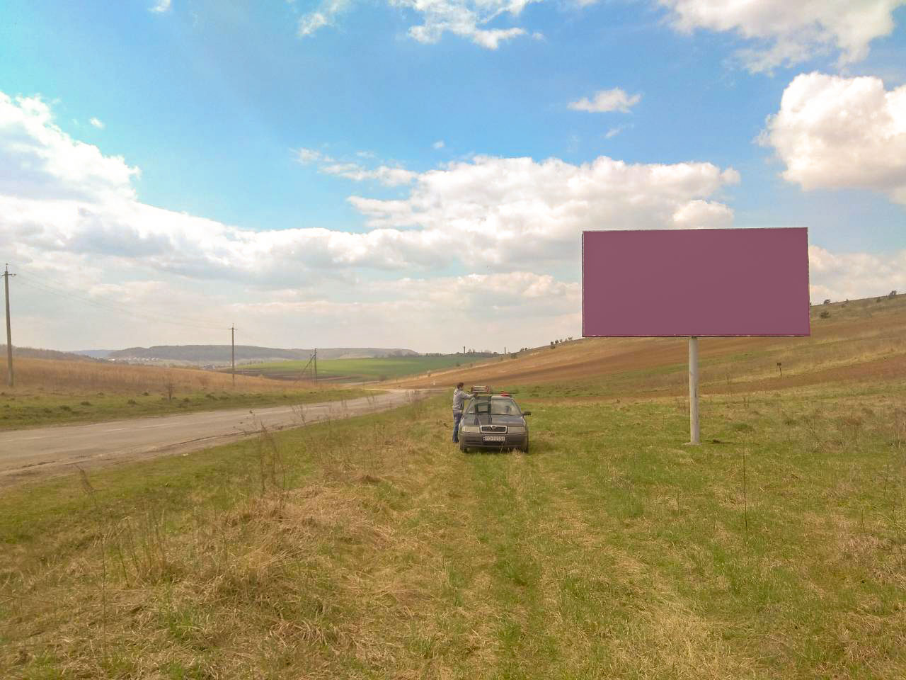 Billboard Ternopil highway,  storona Baranivki