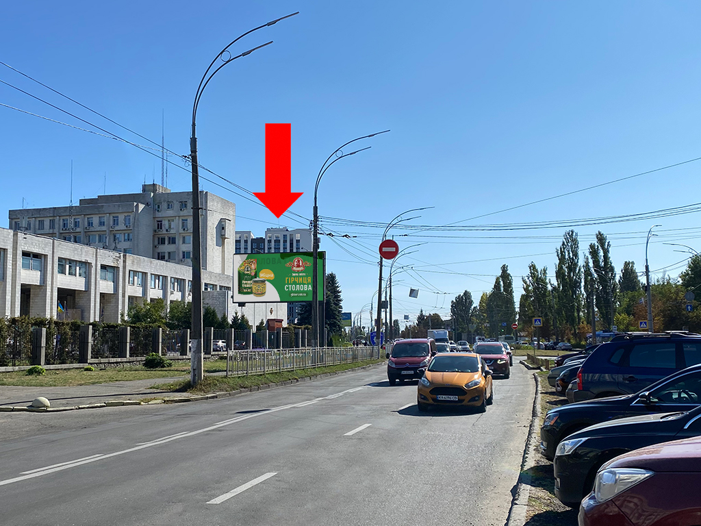 Билборд Киев,  Народного Ополчення вул. 9 - вул. Вінницька, в сторону аеропорту "Київ"