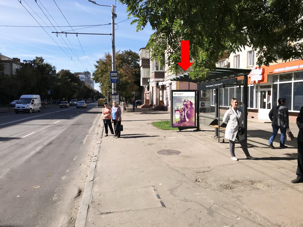Ситилайт Житомир,  Київська вул., 55, зупинка "Князів Острозьких", в центр