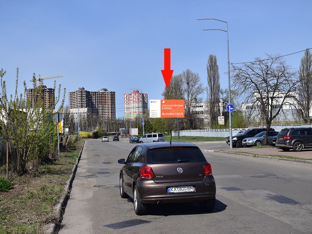 Billboard Kyiv,  Korol'ova av. - st. Psenicna, v bik av. Kurbasa