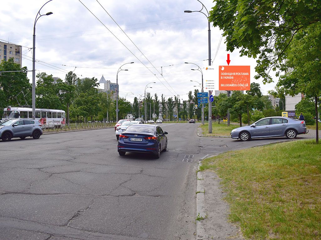 Billboard Kyiv,  Gajdaj st., 10, v storonu st. Geroiv Dnipra