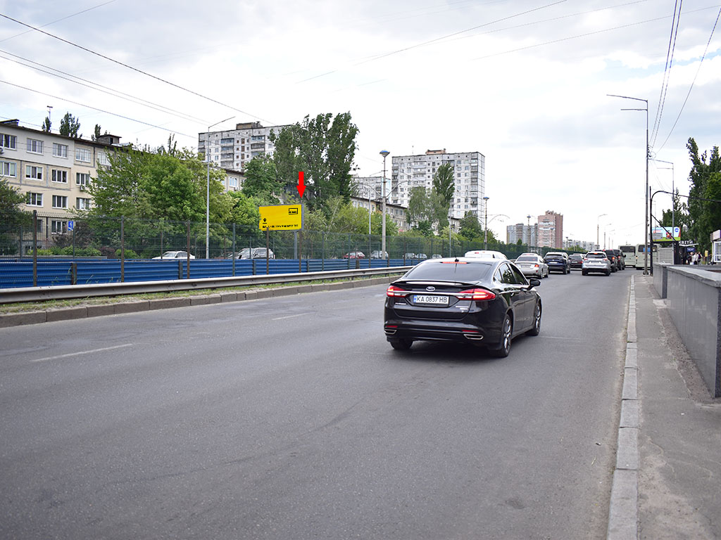 Billboard Kyiv,  Kurbasa av., 5, v storonu Kil'cevoi dorogi