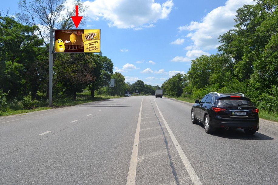 Билборд Высокий,  Сімферопольське шосе, с. Високий, пост ДАІ, (1), виїзд з міста
