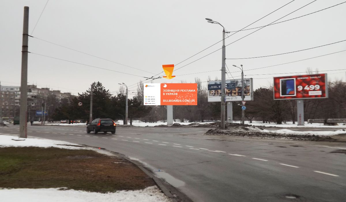 Билборд Днепр (Днепропетровск),  вул. Набережна Перемоги, коло, бек-лайт 8х4, ліворуч