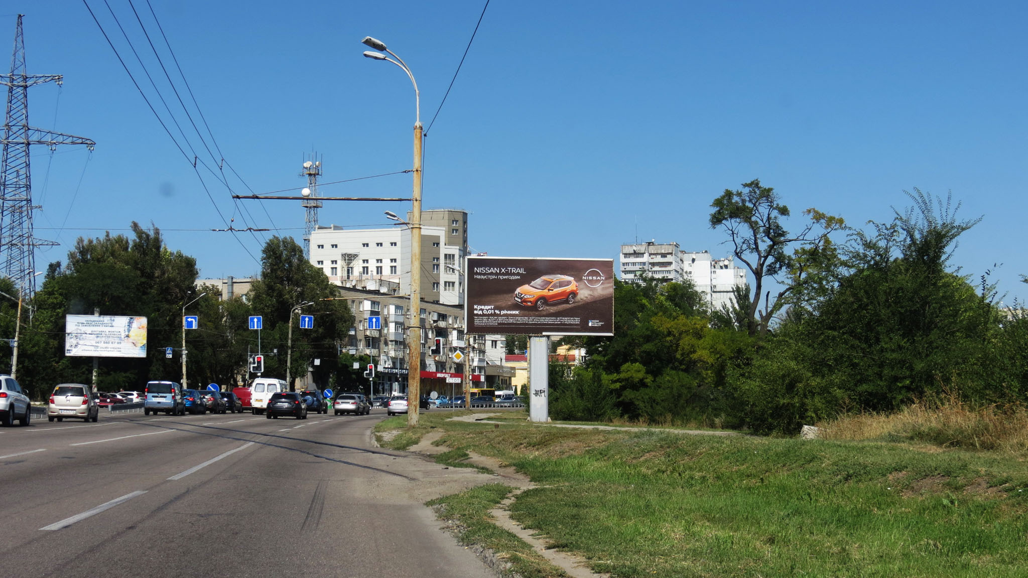 Билборд Днепр (Днепропетровск),  Запорізьке шосе- вул.Шинна, бек-лайт 8х4