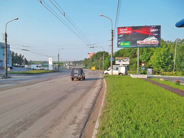 Billboard Ternopil highway,  15 Kvitna st., 1 - Morozenka st., (AZS "Ukrnafta") v centr