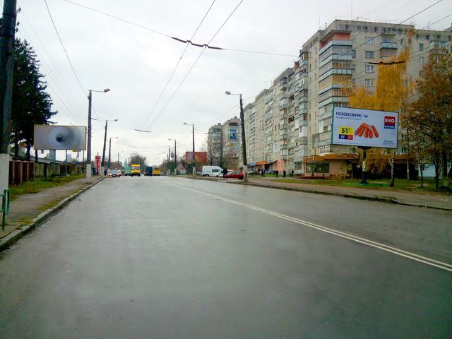 Billboard Zhytomyr,  Pokrovs'ka st., 159 (Mis'ka stomat. poliklinka 2, 100m do Privat Bank)