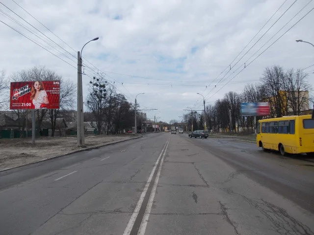 Билборд Черкассы,  Чигиринська вул., 28, в центр (напроти хлібзаводу)
