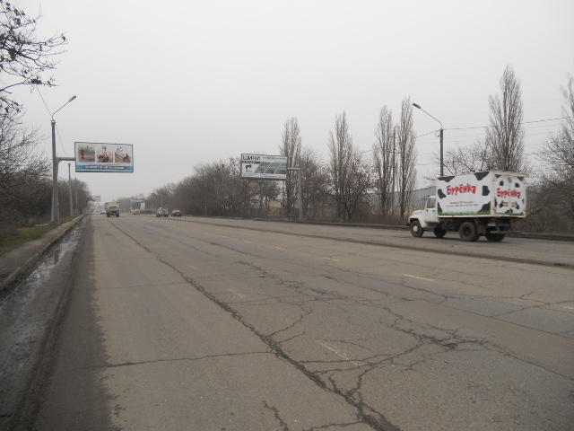 Билборд Одесса,  Київське шосе (Ленінградське шосе) напротив Новомосковська дор. (Чигиринська вул.) №5 В