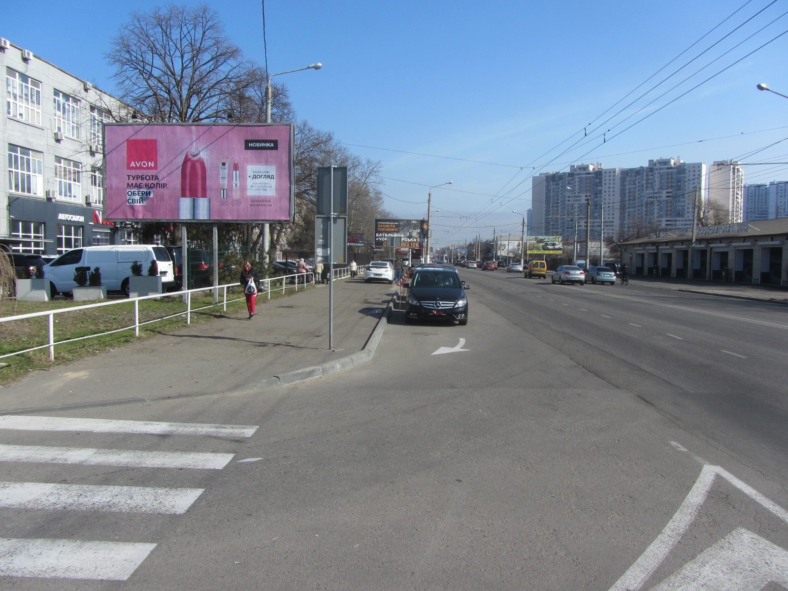 Билборд Одесса,  Комарова Михайла вул. (Космонавта Комарова) №12 В