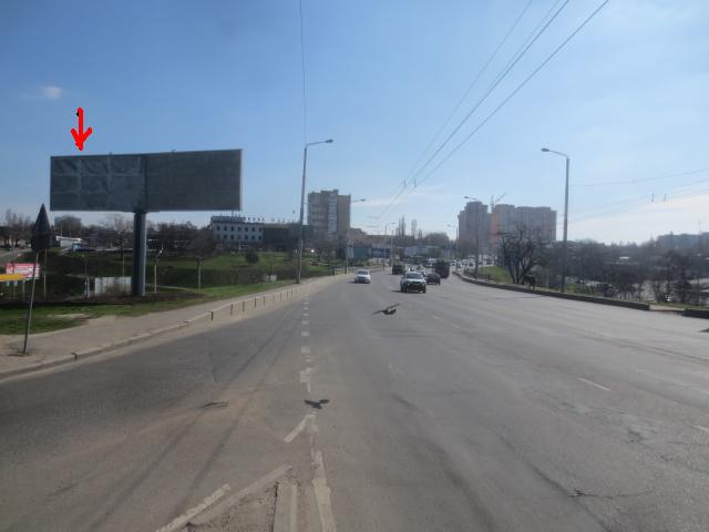 Билборд Одесса,  Грушевского Мих. возле моста (схема №1) В левая