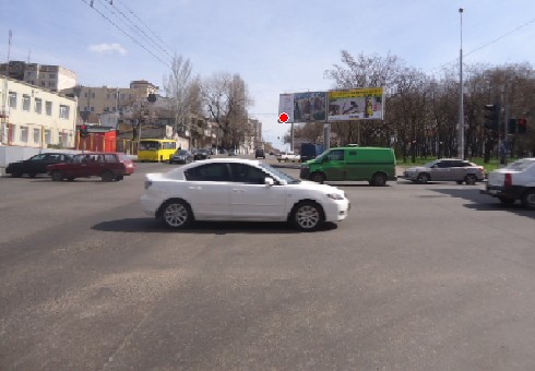 Prismatron, prism Odessa,  Mel'nic'ka st. - Balkivs'ka st., skver A1 liva