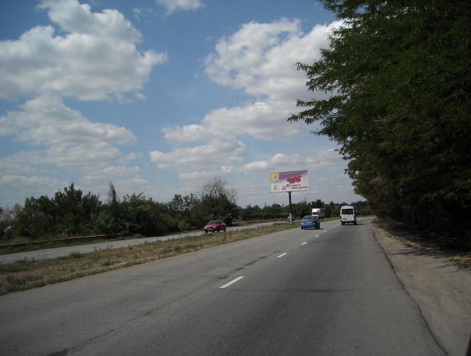 Billboard Zaporizhzhya,  136_Zaporoz'e_st.Tiraznaa 180m ot vyezda v p.Solnecnyj-vyezd iz goroda