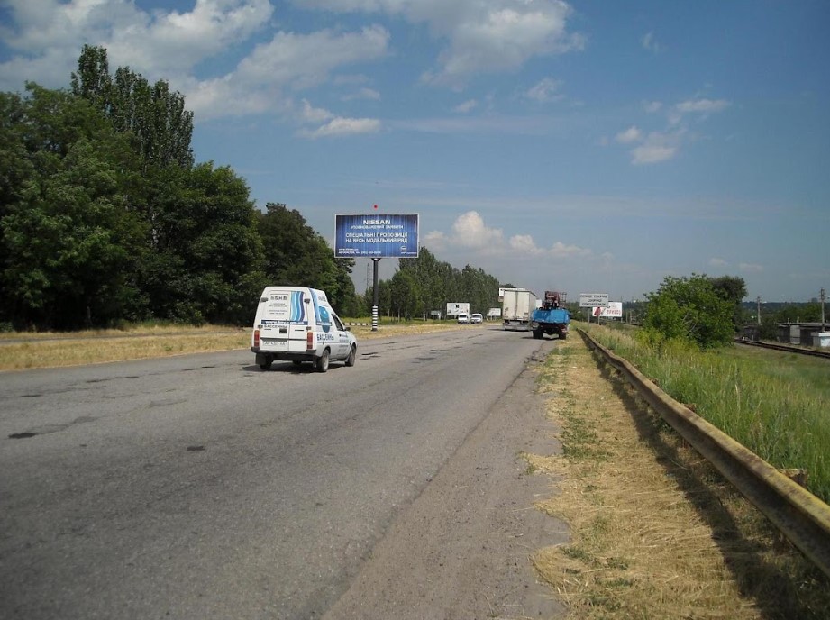 Billboard Zaporizhzhya,  137_Zaporoz'e_st.Tiraznaa 60m ot vyezda v p.Solnecnyj-v"ezd v gorod