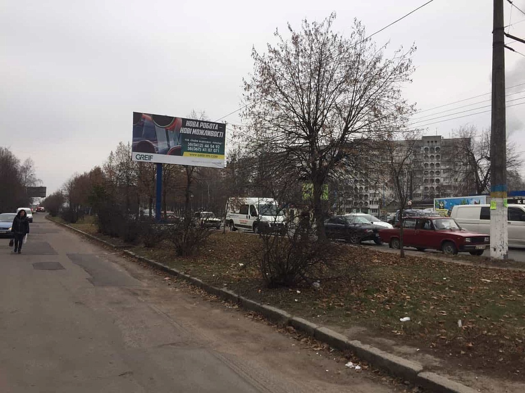 Billboard Zhytomyr,  av. Miru 8 (rinok Hmil'nik, m-t BILLA) st.B
