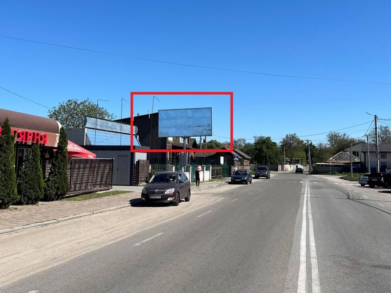 Білборд, бігборд (борд)  Бровари,  ул. Симона Петлюры 12-A