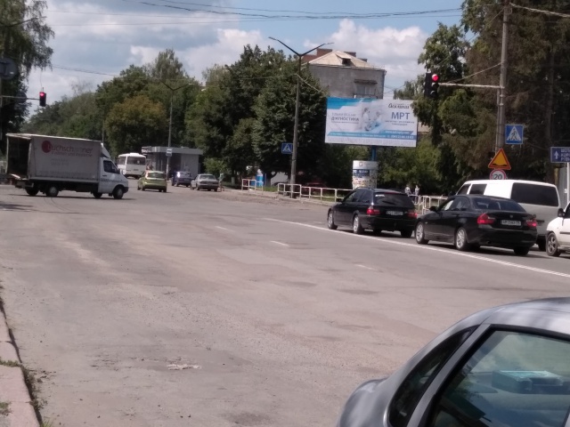 Billboard Novograd-Volinsky,  st. Sevcenko -Nikolaeva, TC "Sputnik", "Vopak", z centru