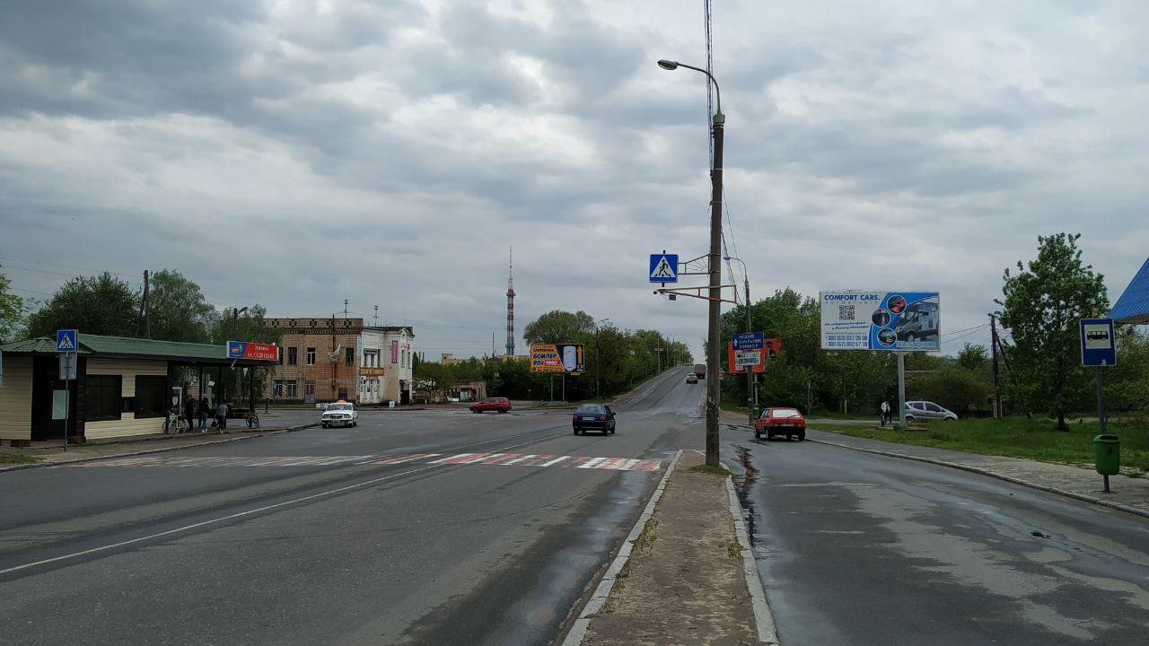 Билборд Бердичев,  Житомирська, 76, з центру, виїзд на Житомир