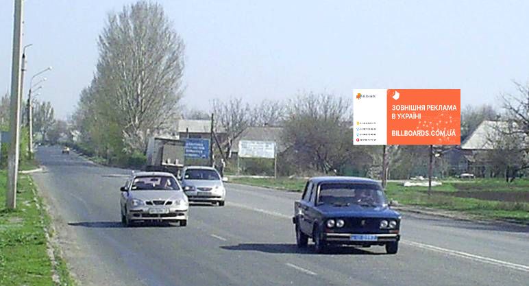 Билборд Славянск,  вул. Криворізька, на в'їзді в м. Слов'янськ (напрямок на Слов'янськ)