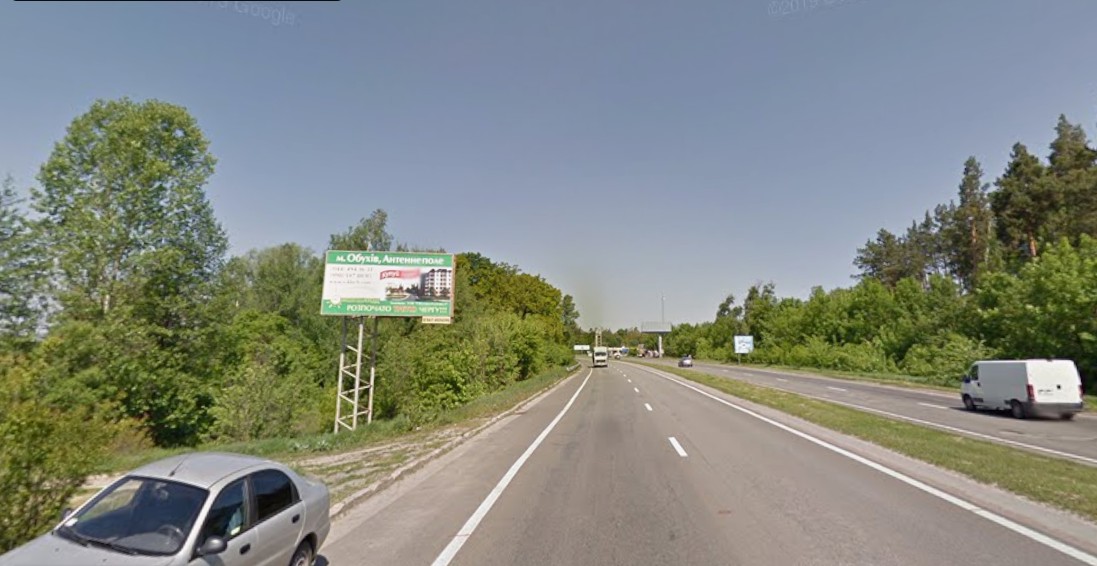 Prismatron, prism Kiev roads,  A/s Kiiv - Znam'anka (s. Derev'ana) 48 km