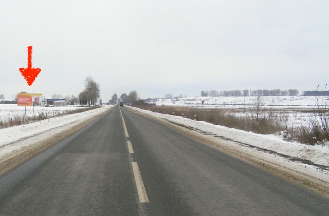 Билборд Львов трассы,  с. Смереків виїзд на м. Львів, траса Львів- Рава-Руська (М-09) + АЗС Львів Петроль, на АЗК Амік