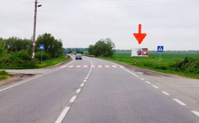 Билборд Жовква,  м. Жовква, обїздна, на кордон з Польщею, на м. Червоноград + вїзд в м. Жовква, трасса Львов- Рава-Русская (М-09), на АЗК БРСМ