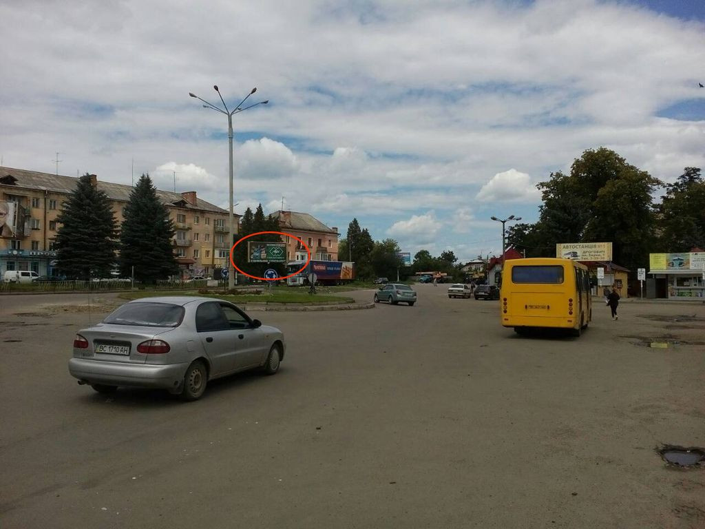 Билборд Луцк,  вул. Площа перед вокзалом. А ст.