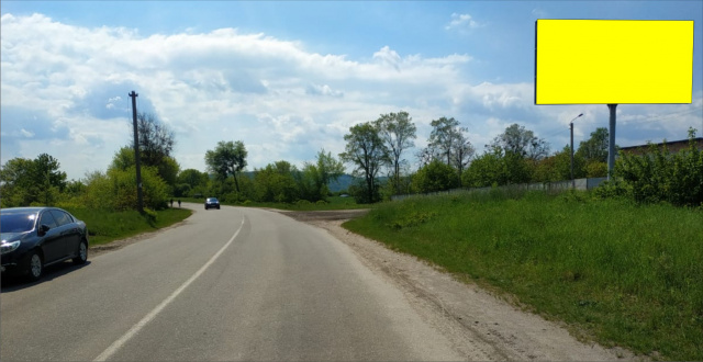 Билборд Золочев (Львовская обл),  м. Золочів, вул. Тернопільська, виїзд з міста в напрямку м. Тернопіль