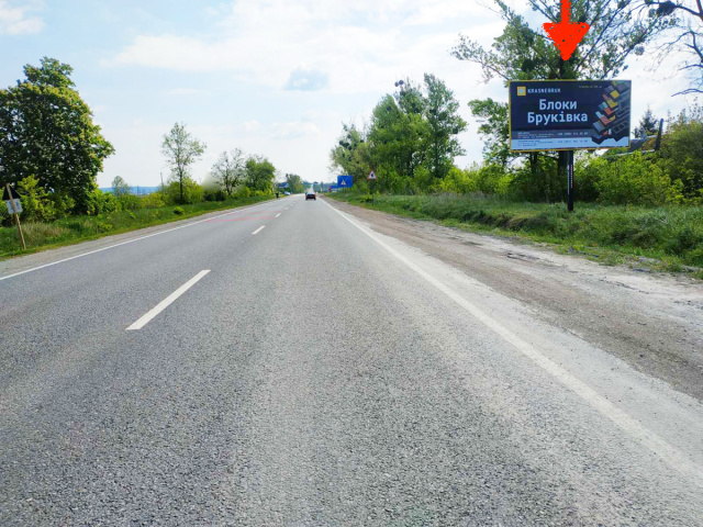 Билборд Золочев (Львовская обл),  м. Золочів, центральний вїзд з сторони м. Львів + обїздна дорога на м.Тернопіль, траса Львів - Тернопіль (Н-02) + АЗК CNG и ANP