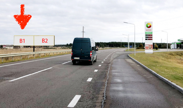 Billboard Krakovets,  Krakovec'. Kordon, na m. Avoriv, m. L'viv, 5500 m. vid prikordonnogo postu, trasa L'viv - Krakivec' (M-10)