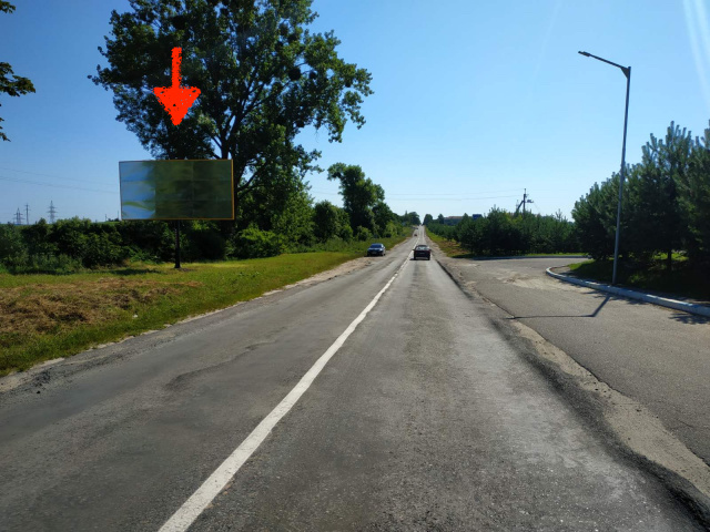 Билборд Золочев (Львовская обл),  м. Золочів, вул. Львівська, вїзд в м. Золочів з напрямку м. Львів