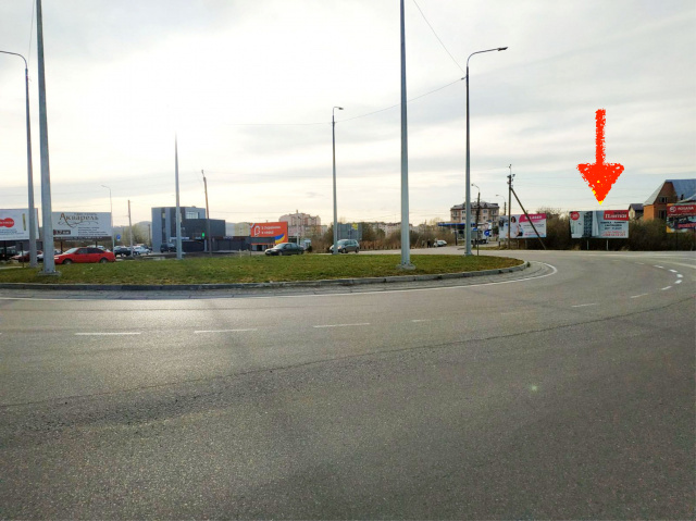 Billboard Zhovkva,  m. Zovkva, avtokil'ce, st. L'vivs'ka, central'nij vizd v misto + na kordon z Pol'seu, na m. Cervonograd, trasa L'viv- Rava-Rus'ka (M-09) + na ATB