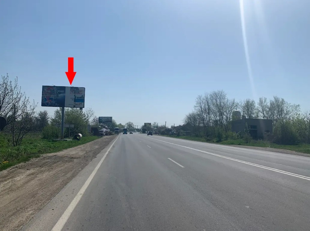Билборд Новый Киселёв,  вул. Галицький шлях (в'їзд в місто)