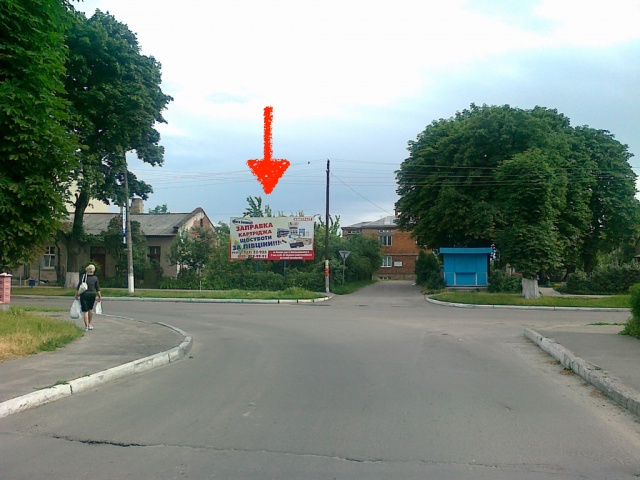 Билборд Жовква,  м. Жовква, вул. Львівська, 64 (поліклініка, школа мистецтв, віділення ДСНС, церква)