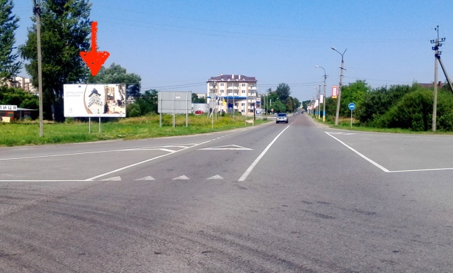 Billboard Zhovkva,  m. Zovkva, st. L'vivs'ka, vizd u m.Zovkva z m.L'viv