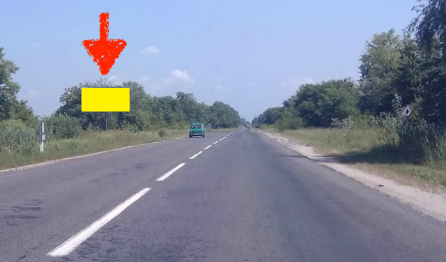 Билборд Жовква,  В'язова, на м. Червоноград, м. Сокаль, м. Ковель, траса Львів-Ковель (P-15)