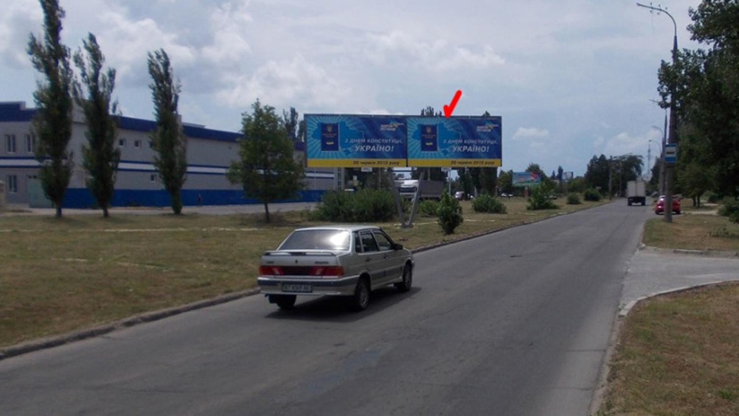 Билборд Херсон,  Сенявіна пр-т, в центр, правий !!! Розмір 3020х6020 мм !!!