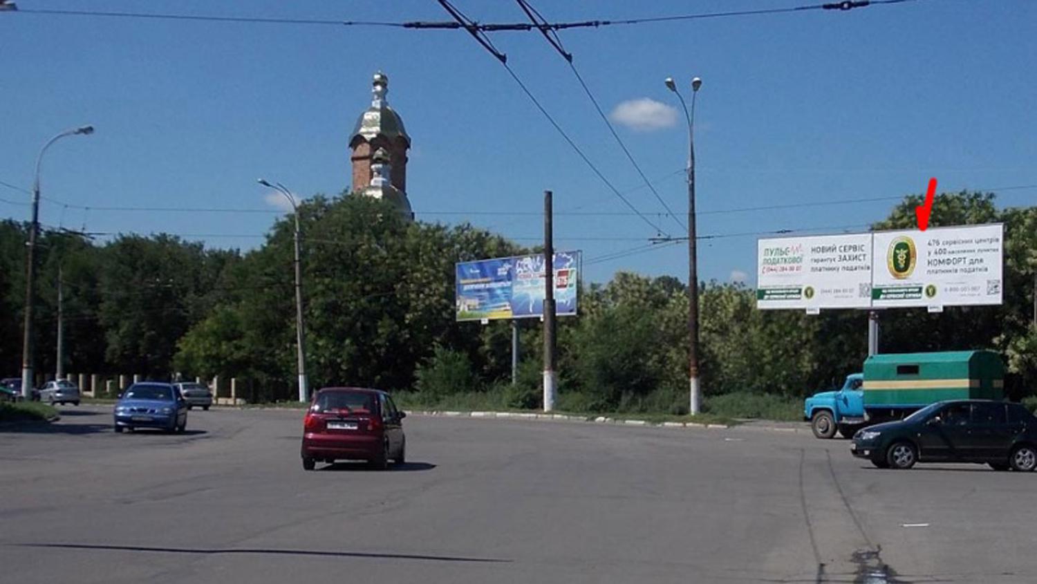 Билборд Херсон,  Полковника Кедровського (Будьонного) вул / 200 років Херсона пр, (автосалон), правий