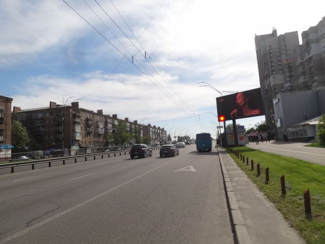 Video billboard Kyiv,  Pobedy av. - <<Svatosino>>