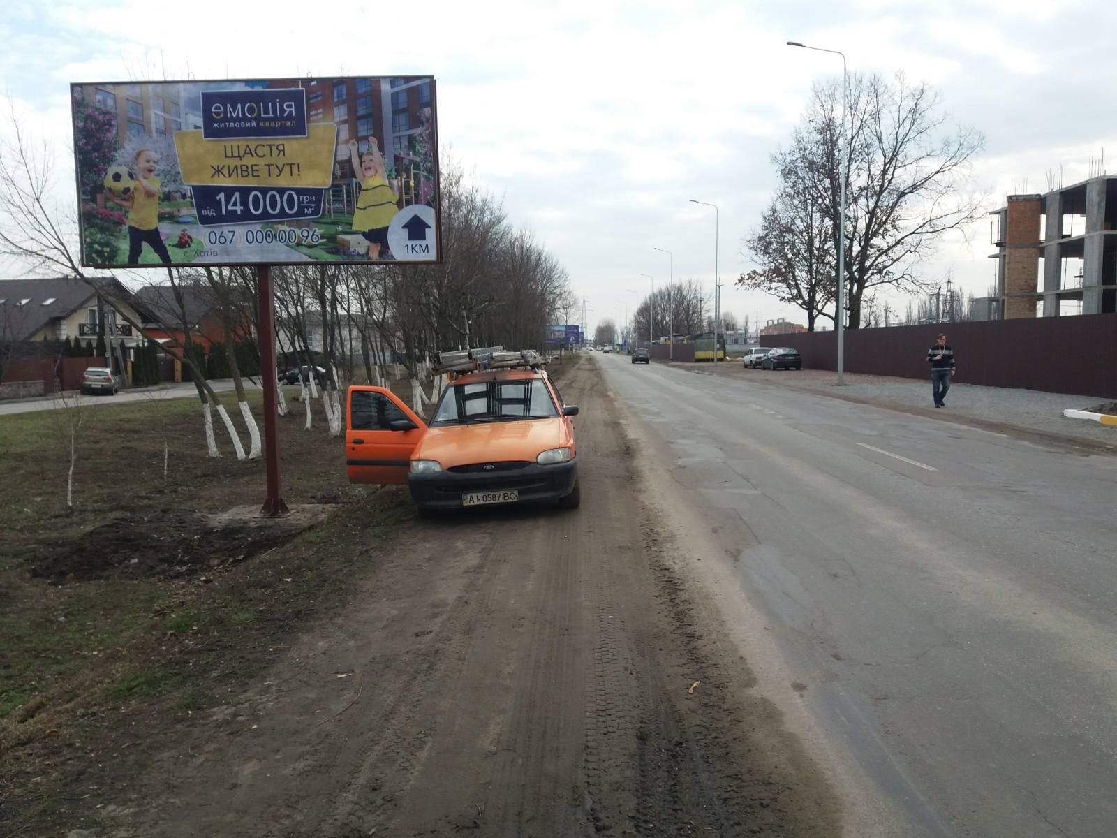 Білборд, бігборд (борд)  Чабани,  Вул. Машинобудівників навпроти ЖК "Піонерський 2"