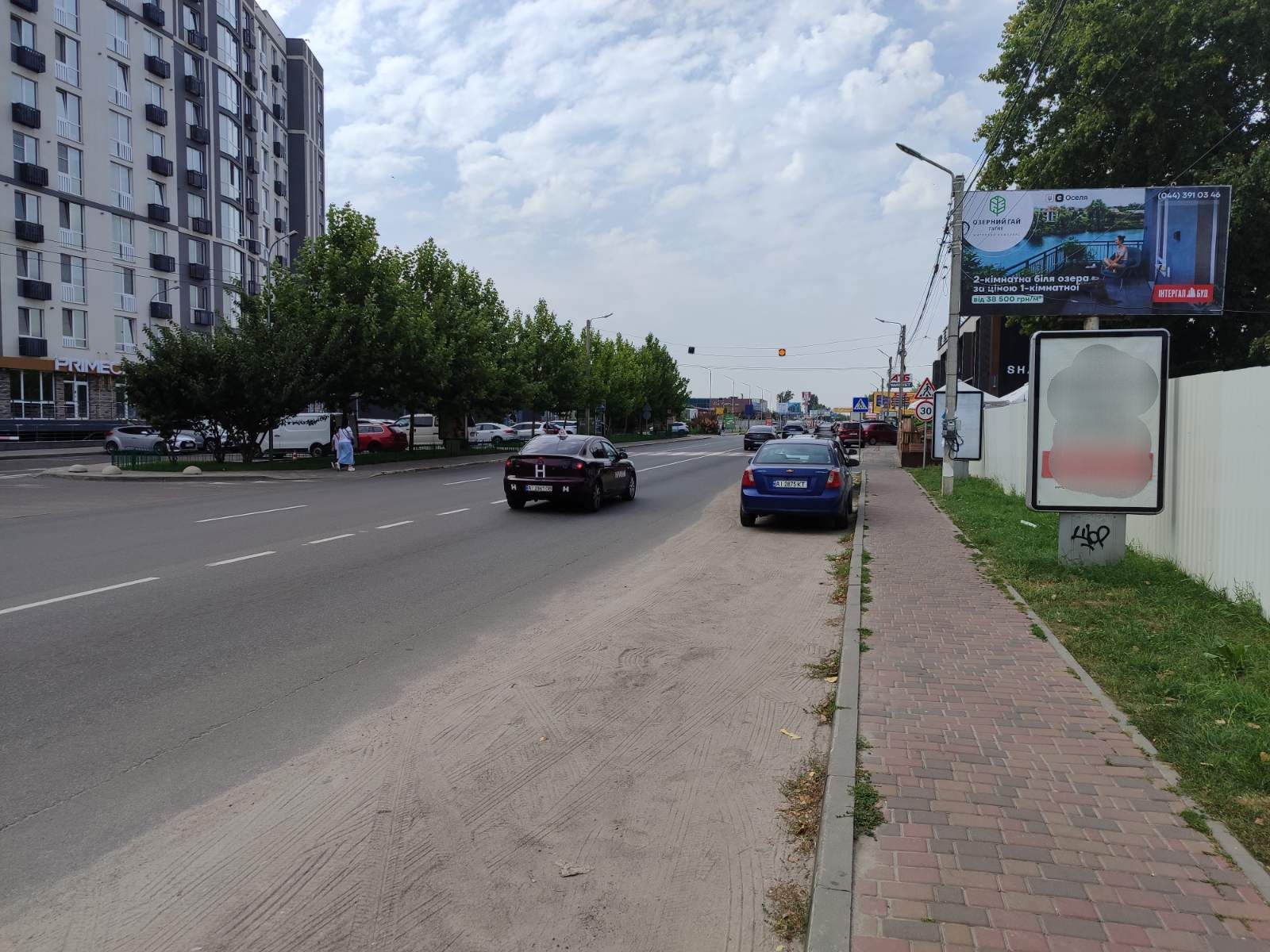 Billboard Kryukivshchyna,  St. Balukova , Naprotiv zk "Evromisto"