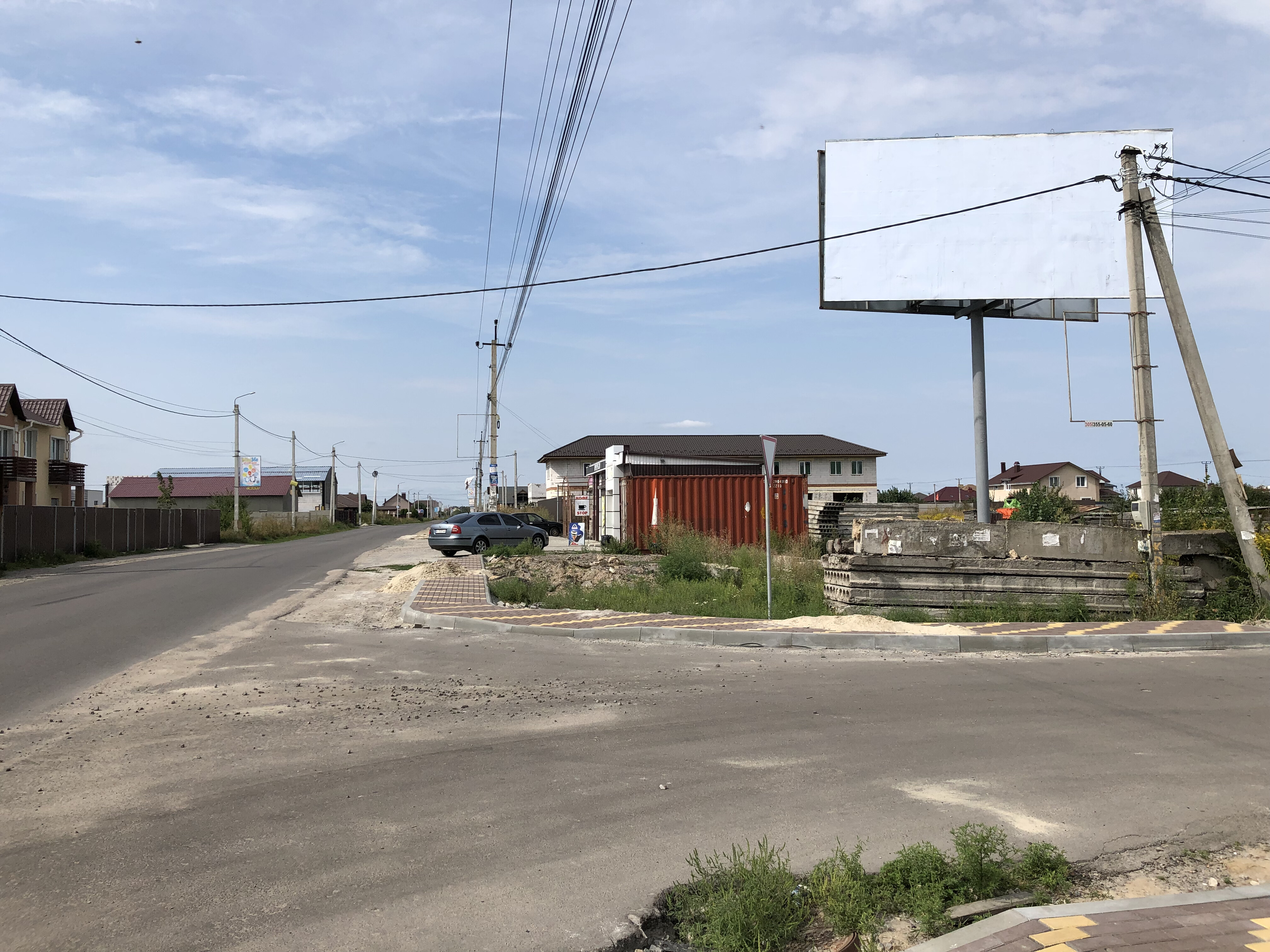 Billboard Sofiivska Borshchagovka,  St. Akademika Salimova na perekrestke s st.Sicova