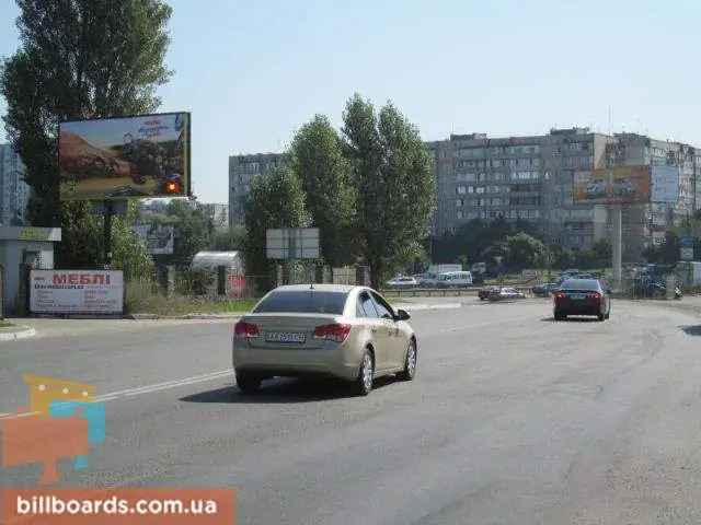 Билборд Киев,  Київська вул., 2 пoвoрoт на Вишневе